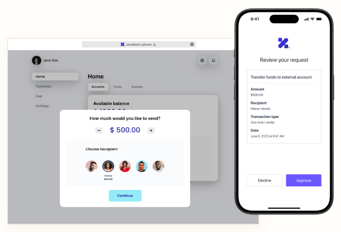 Strong Customer Authentication Example