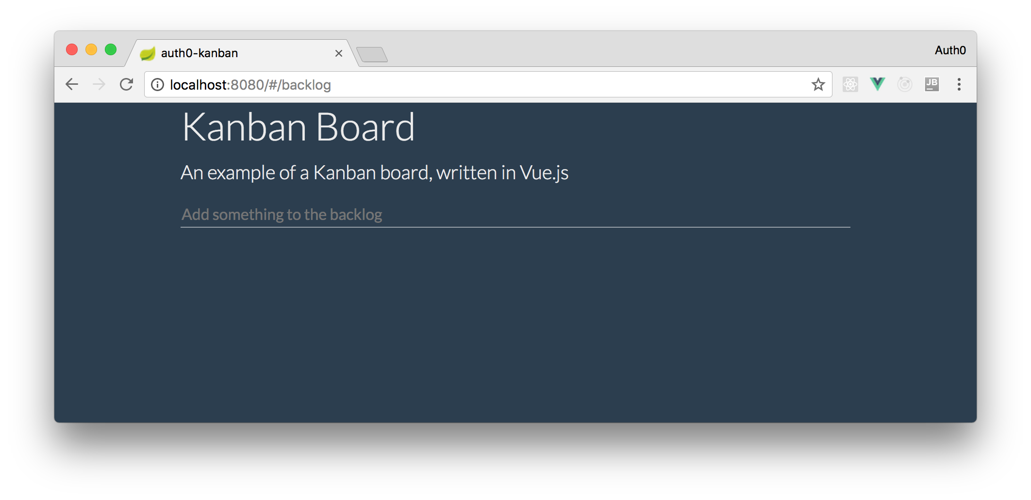 Kanban board preview
